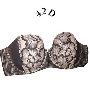 ʕ·ᴥ·ʔ Cacique Strapless Plus Size Bra 42D